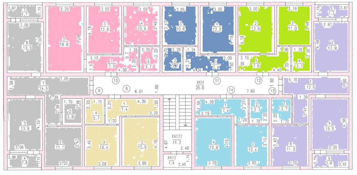 План поверху • ЖК Зеленый гай • Поверхи: 1