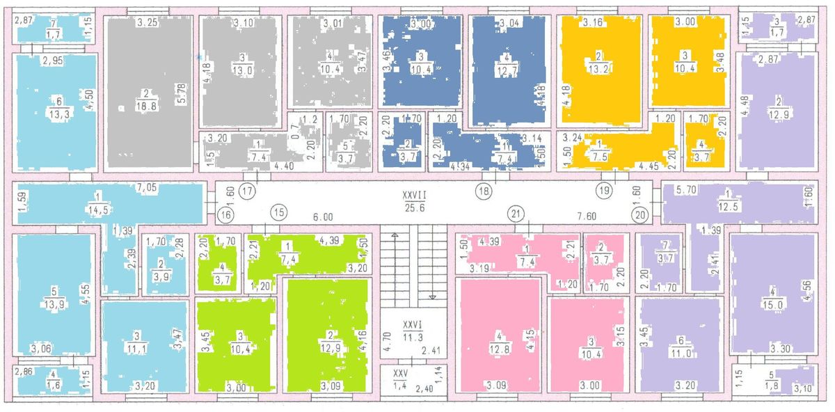 План поверху • ЖК Зеленый гай • Поверхи: 2