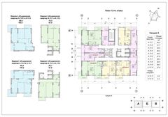 План поверху • Секция А • Поверхи: 13