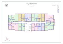 План поверху • Типовой этаж 4 секция