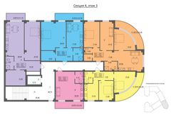 План поверху • Секция 4 (Типовой этаж)