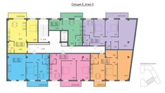 План поверху • Секция 5 (Типовой этаж)