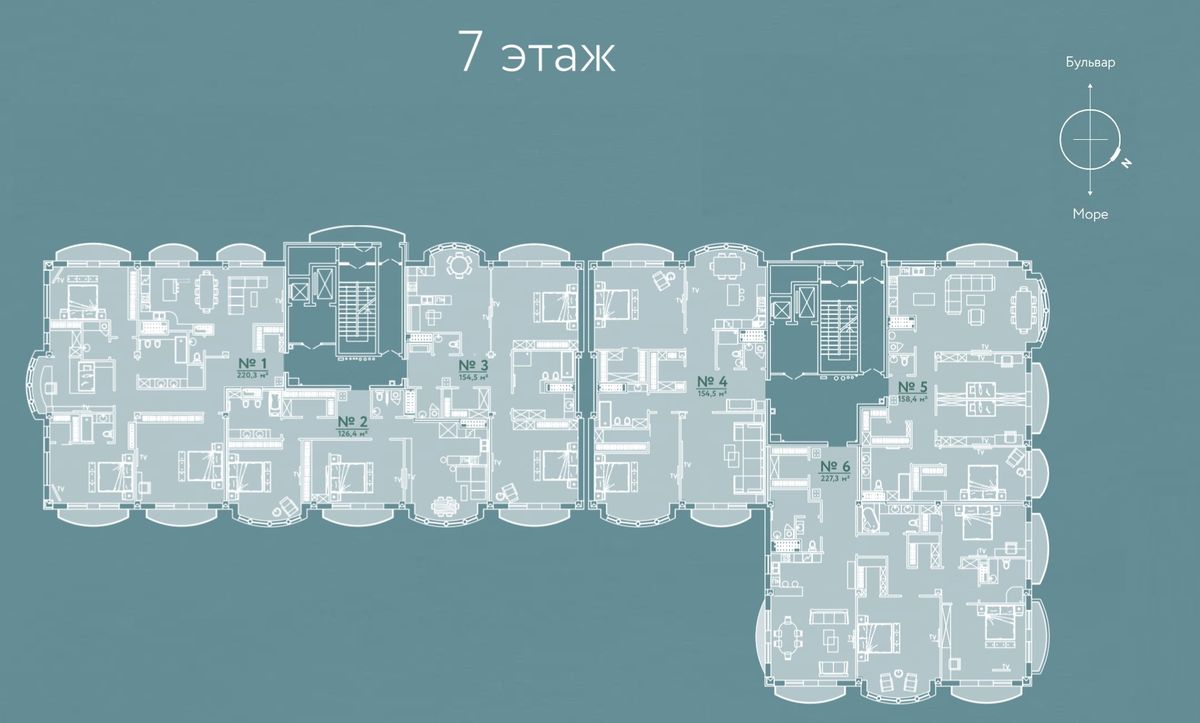 План поверху • 7 этаж