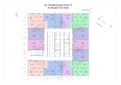 План поверху • Секция 3 • Поверхи: 2-12