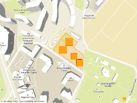 Квартира на плато Аркадійське вул.