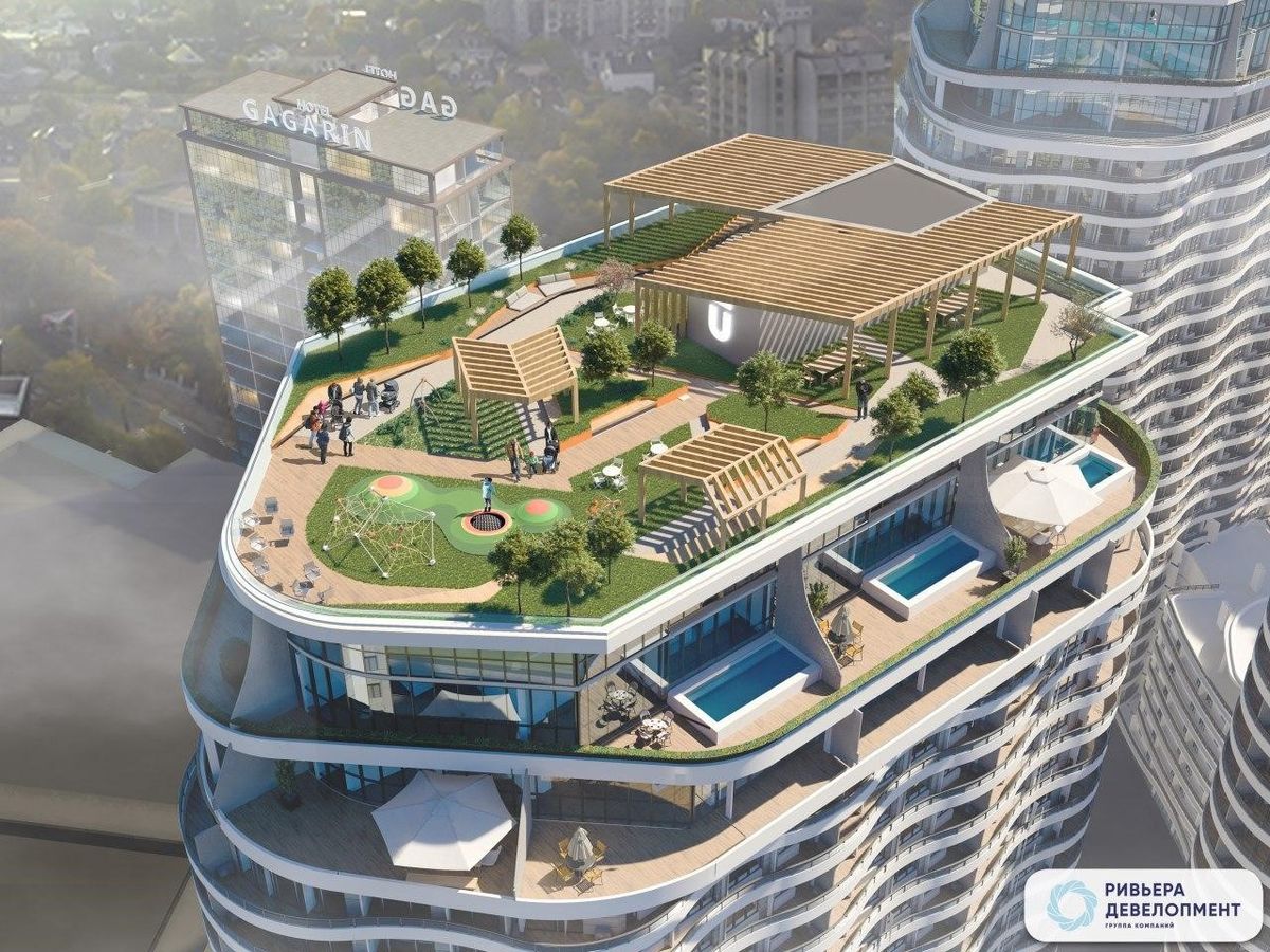 Видовая квартира в Аркадии жк Unity Towers Башня А