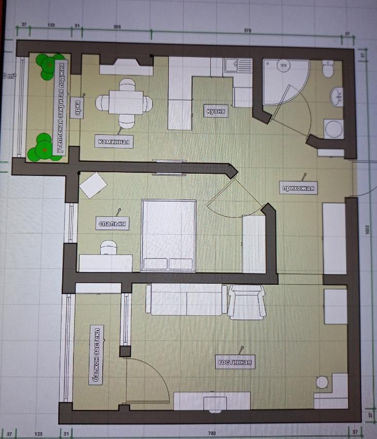 У продажі 2х кімнатна квартира на вул.Сонячній
