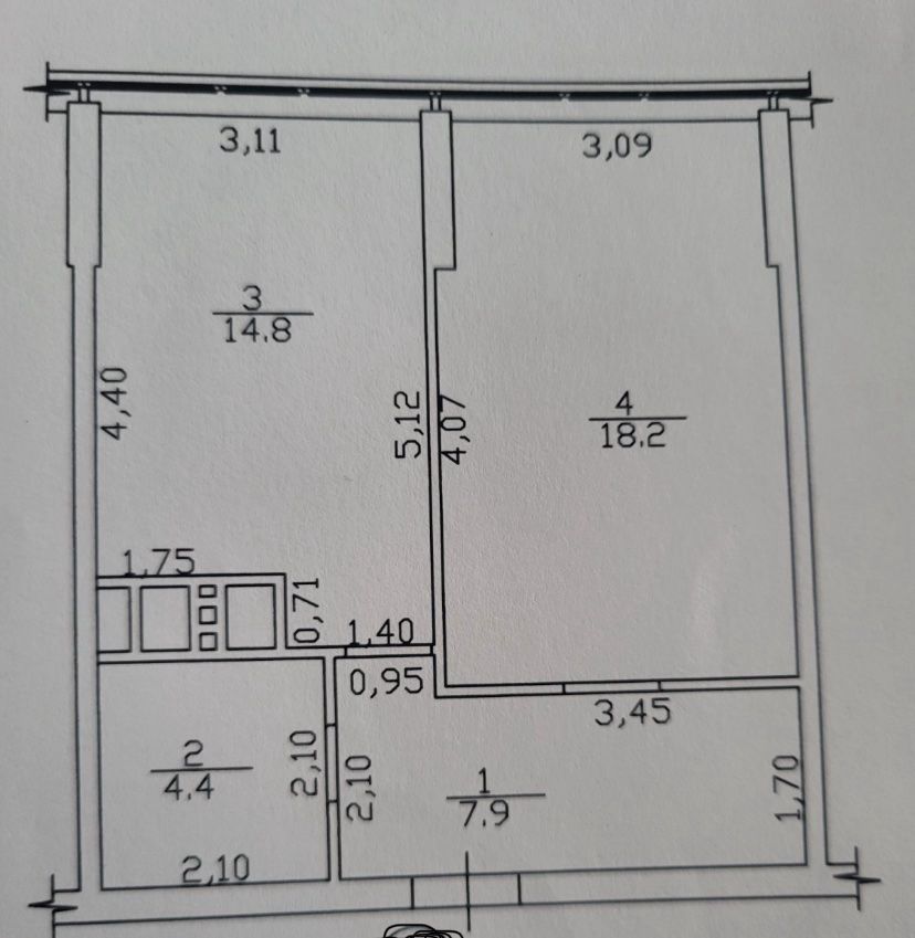 Продам квартиру на Генуэзськiй