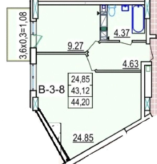 Квартира на Люстдорфській дорозі вул.