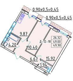 Квартира на Люстдорфській дорозі вул.