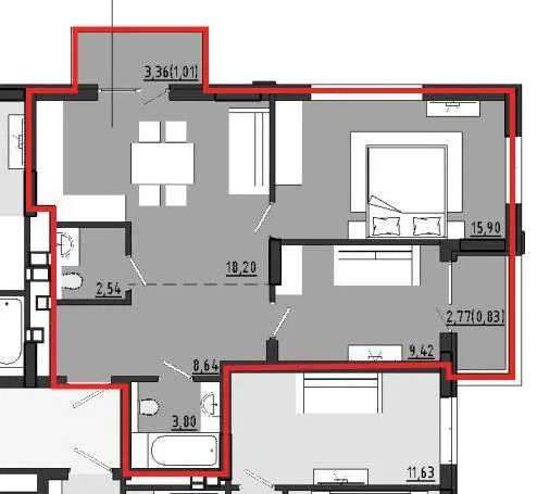 Квартира на Чехова вул.