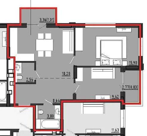 Квартира на Чехова вул.