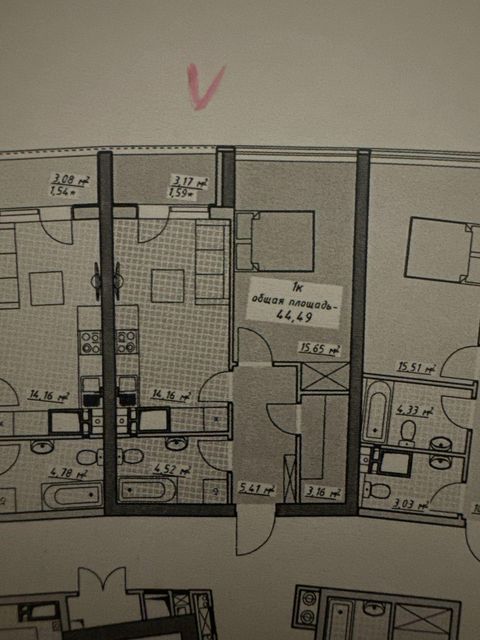 Квартира в Курортном пров.